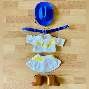 VINTAGE 1980s OFFICIAL CABBAGE PATCH KIDS DOLL CLOTHES COWGIRL SILKY OUTFIT